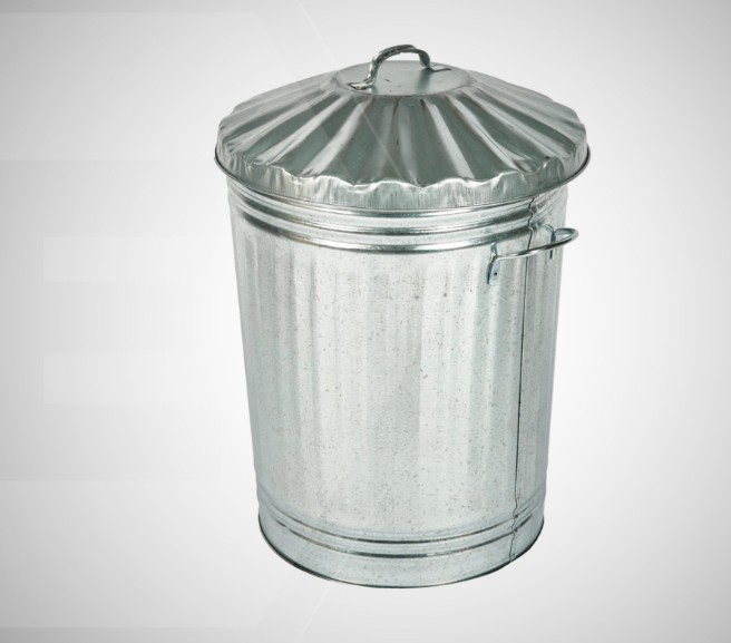 Galvanised Bins