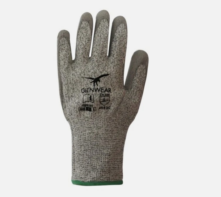 Glenware Grey PU Gloves