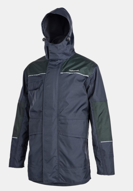 Betacraft Mens Eco Range Parka Black/Moss