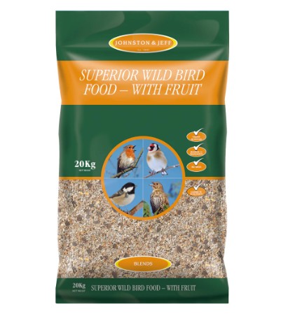 Johnston & Jeff Superior Wild Bird Food with Fruit 20kg
