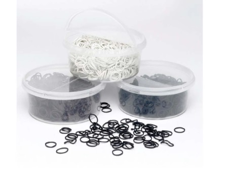 Lincoln Plaiting Bands White