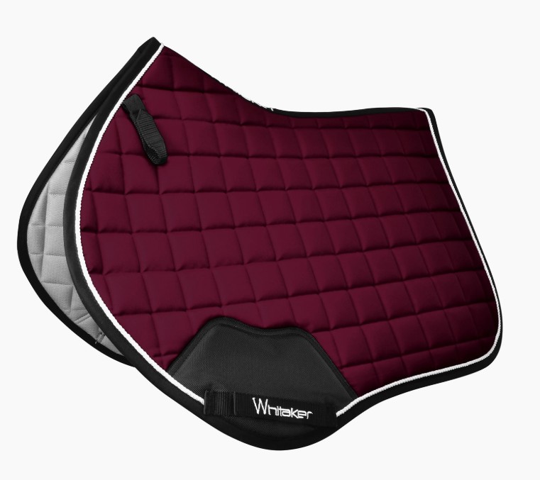 Whitaker Club CC Saddle Pad Burgundy