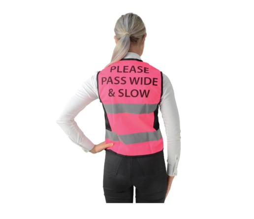 Hy Equestrian Hi Viz Waistcoat Pink