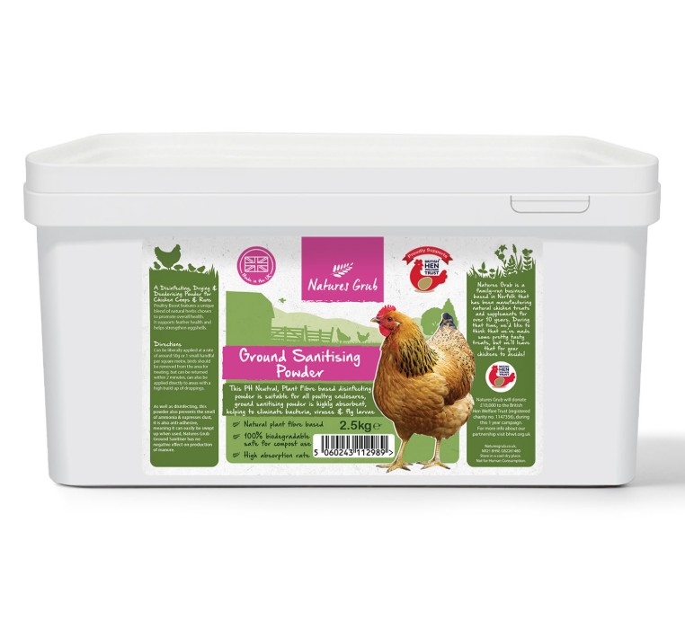 Natures Grub Ground Sanitising Powder 2.5KG