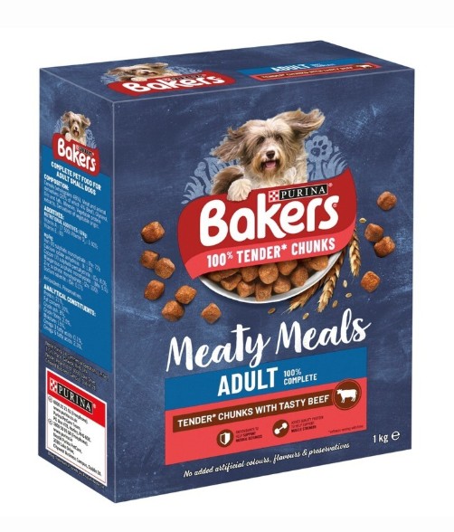 Bakers Meaty Meals Beef Box 1kg